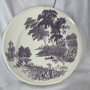 Vintage Swinnertons Staffordshire England 10" Plate The Ferry Collection